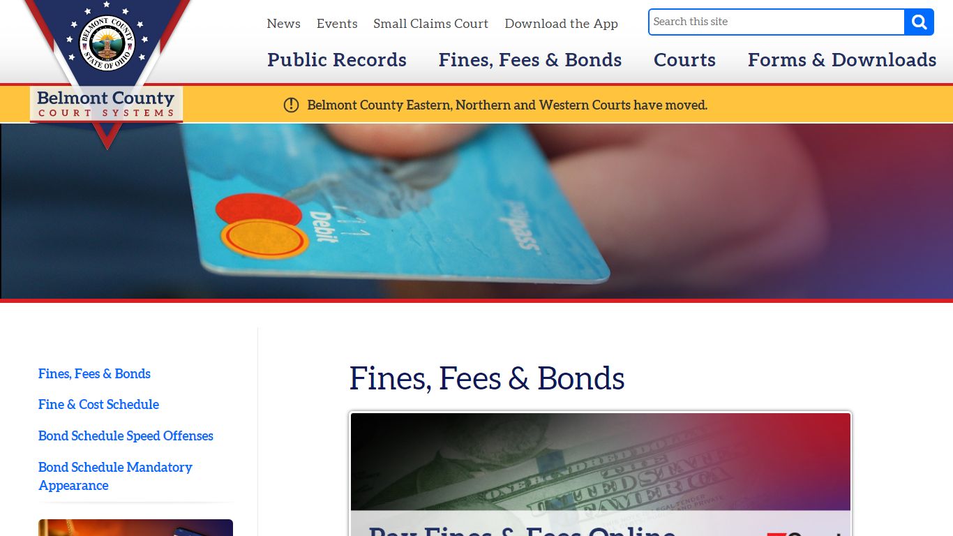 Fines Fees And Bonds | Belmont County Courts | Belmont ...